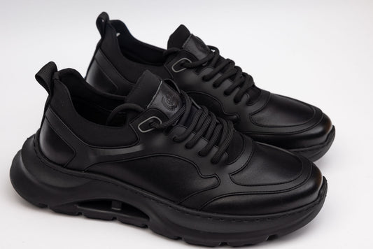 Men's sports shoes natural leather FRANCO GERARDO 23028 N