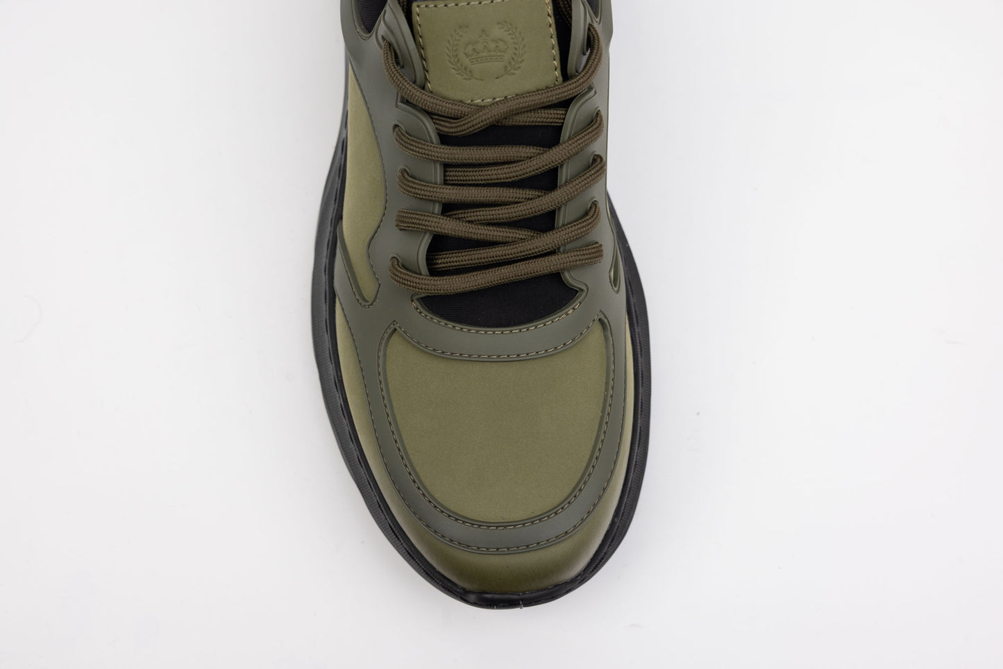 Men's sports shoes made of genuine leather FRANCO GERARDO 23028 Green