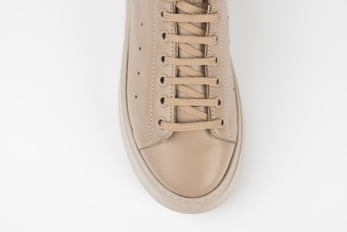 Women's casual shoes made of genuine leather PERLA 3182 Beige