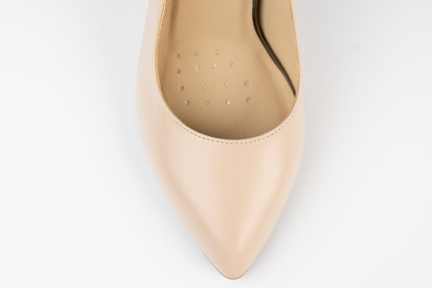 Women's genuine leather shoes ANTONIO 3527-370 Nude