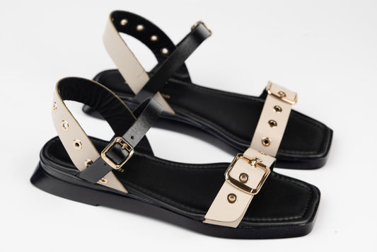 Women's genuine leather sandals DOGATI 354 Beige