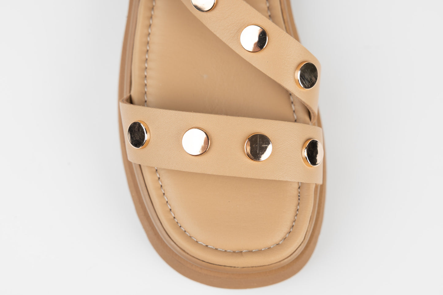 Women's genuine leather sandals DOGATI 300 beige