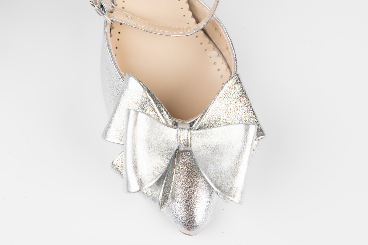 Pantofi dama piele naturală PERLA 3716 Argintiu