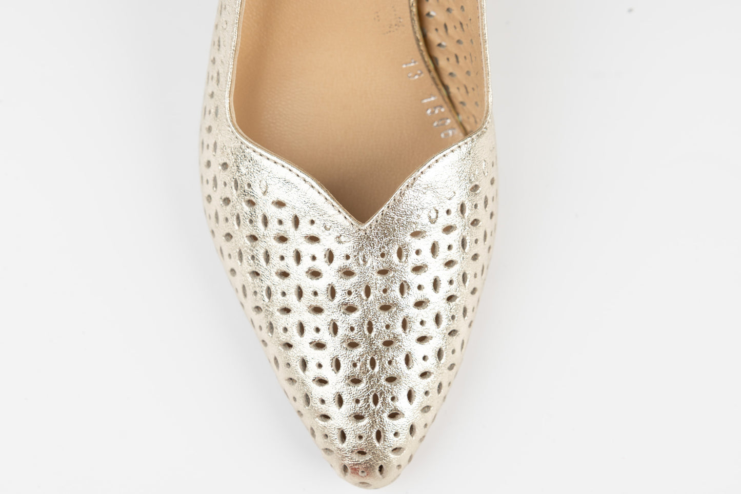 Women's genuine leather shoes LSD 1596 Gold