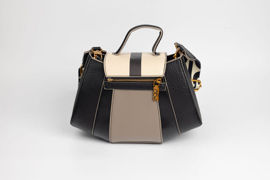 Women's bag made of eco-leather EGO 0001 N Mink beige