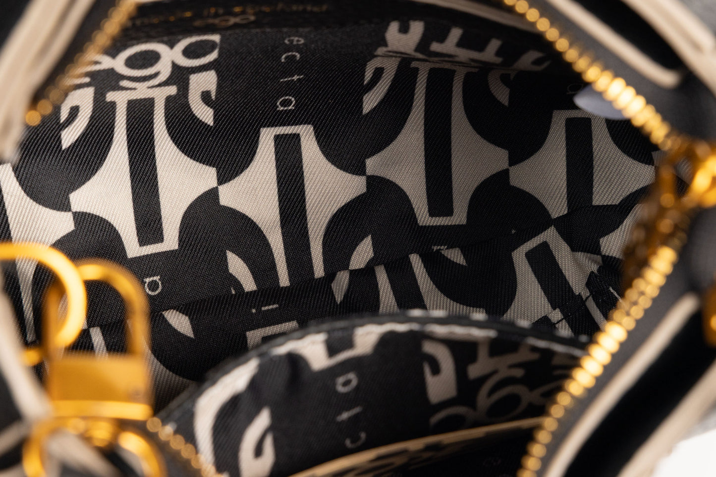 Women's bag made of eco-leather EGO 0001 N Mink beige