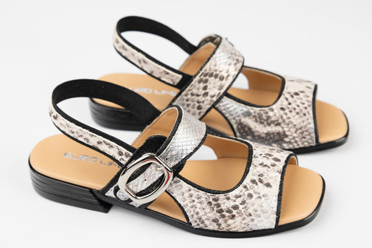 Women's genuine leather sandals LSD 1001 Snake