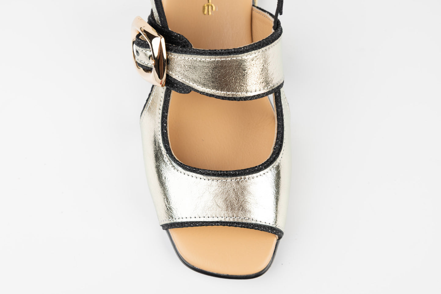 Women's genuine leather sandals LSD 1001 Gold