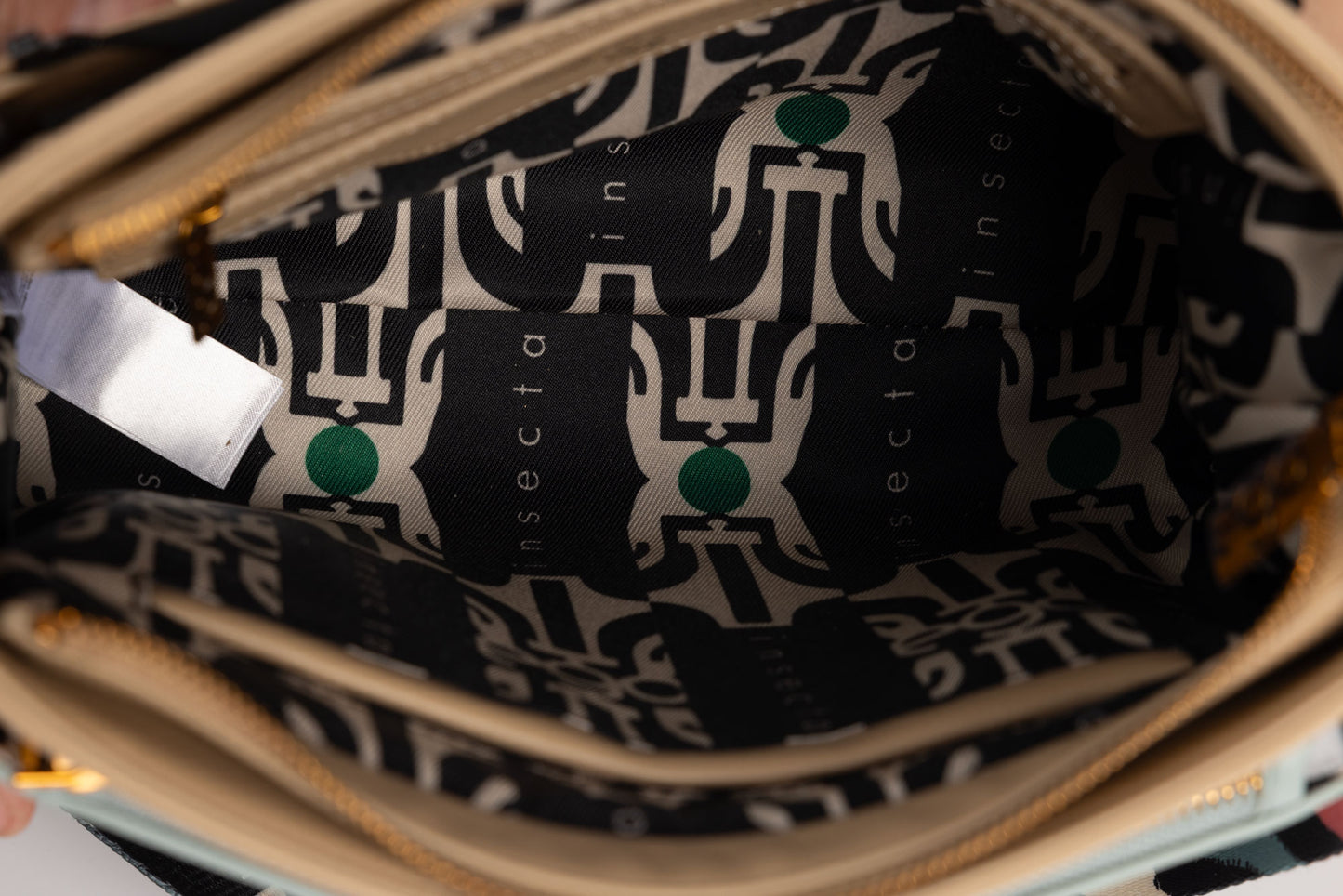 Women's bag, eco-leather, EGO 0028, beige blue