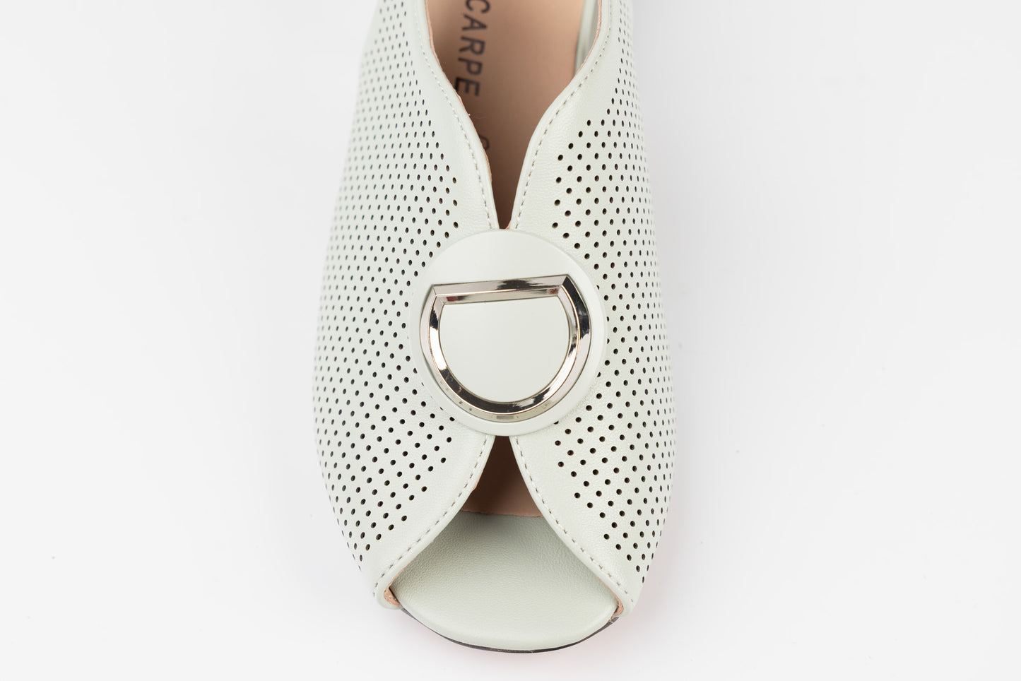 Elegant women's sandals made of natural leather BETINA 3572 Green