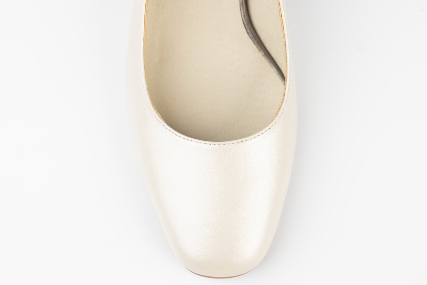 Pantofi dama piele naturală ANTONIO 112 Bej sidef