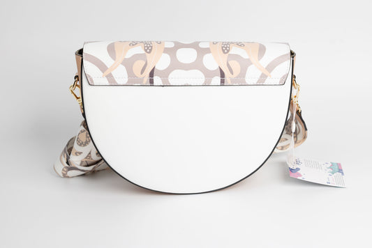 Women's genuine leather bag EGO 0194 White