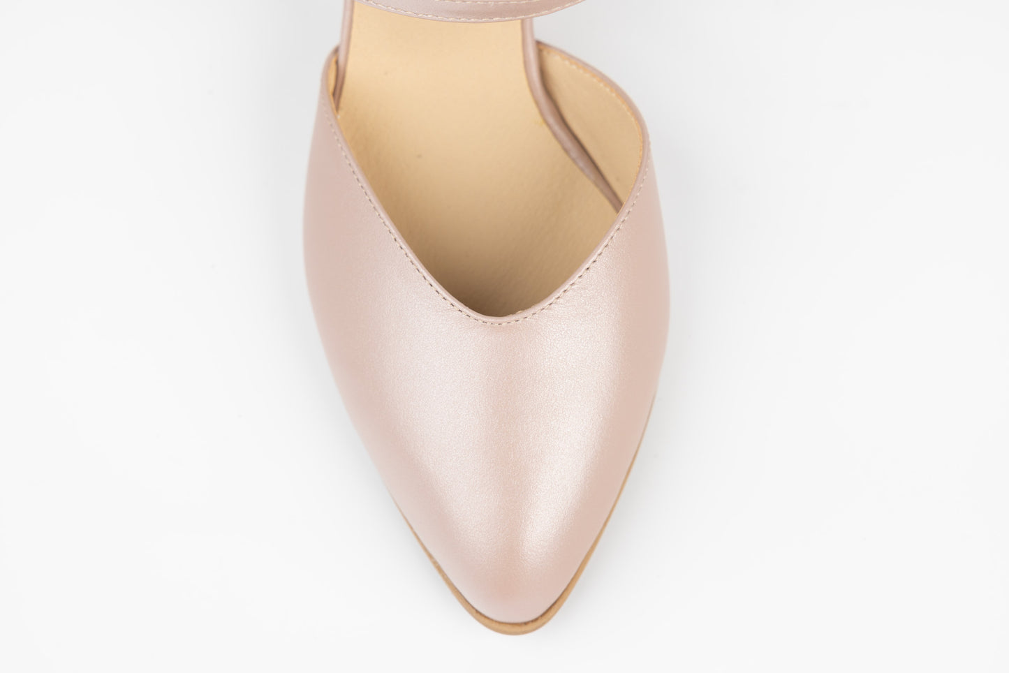 Women's cut-out shoes made of genuine leather ANTONIO 35216 Grey