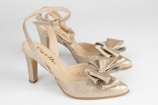 Women's genuine leather shoes PERLA 3716 Gold