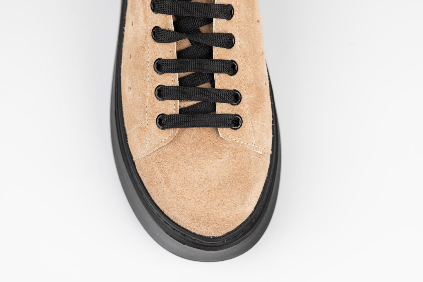 Women's casual shoes made of genuine leather PERLA 3600-7 Beige