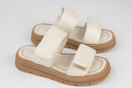 Women's genuine leather slippers DOGATI 751 Beige