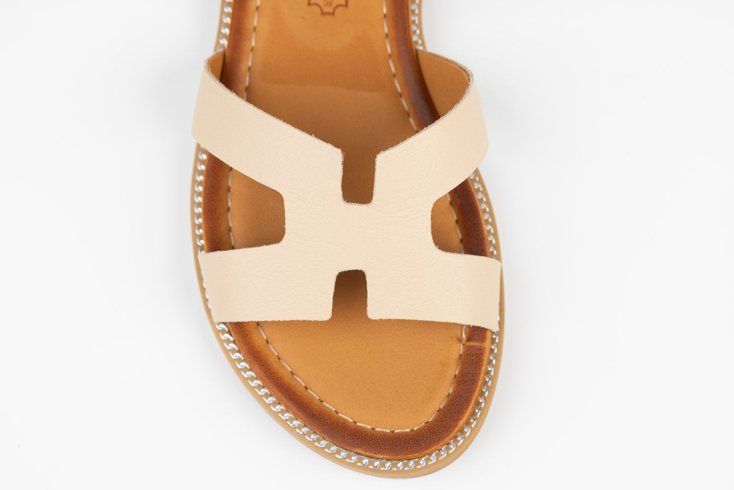 Women's genuine leather sandals DOGATI 10997 Beige