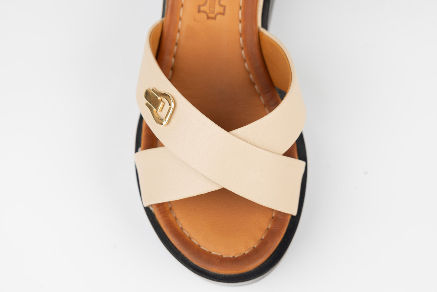 Sandale dama piele naturală DOGATI 1000 Bej