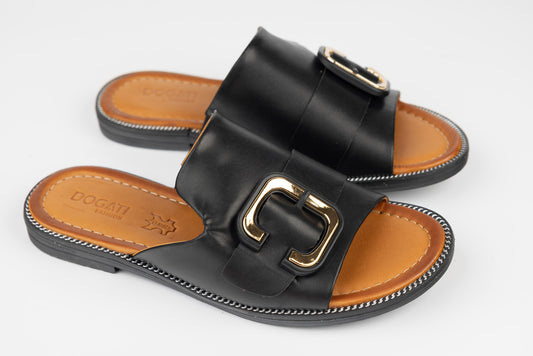 Women's genuine leather slippers DOGATI 10996 N box