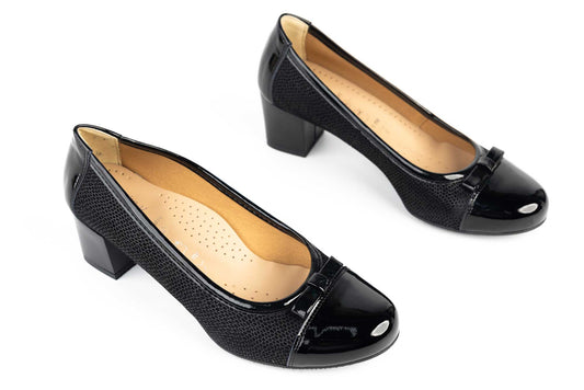 Women's genuine leather shoes CONHPOL 818 NLV