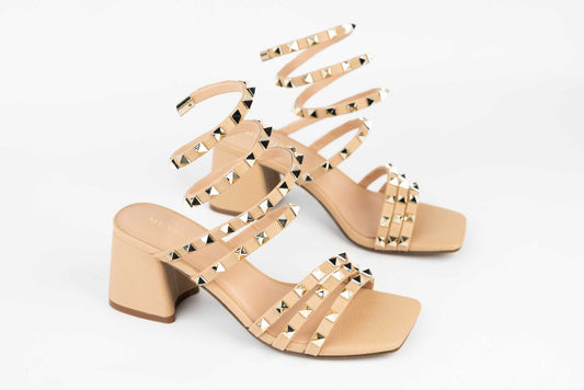 Women's eco-leather sandals MENBUR 792 Camel