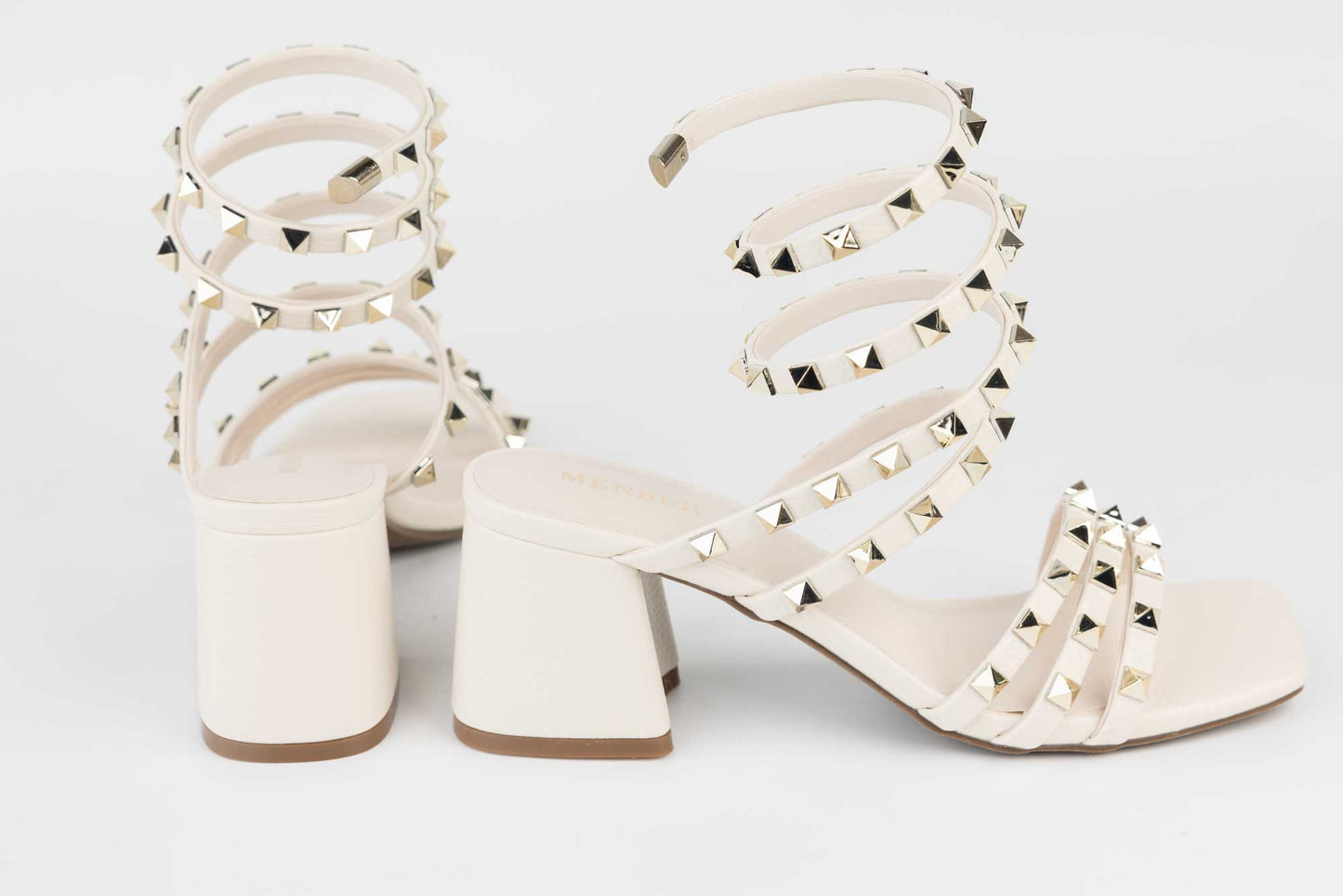 Sandale dama piele eco MENBUR 792 Alb