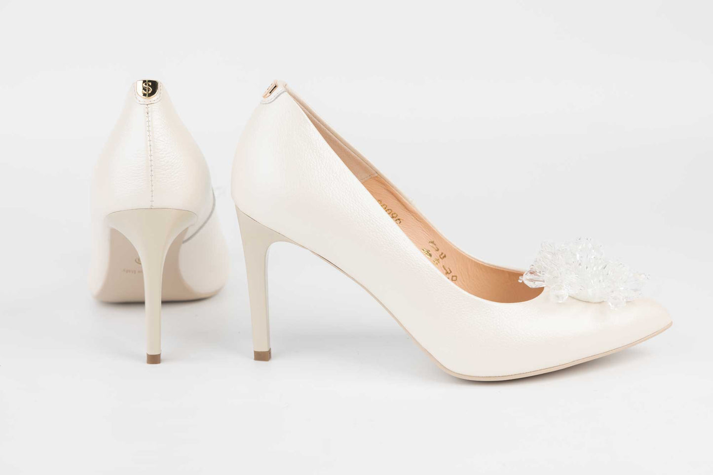 Pantofi dama piele naturala SALA 20096 Ivory