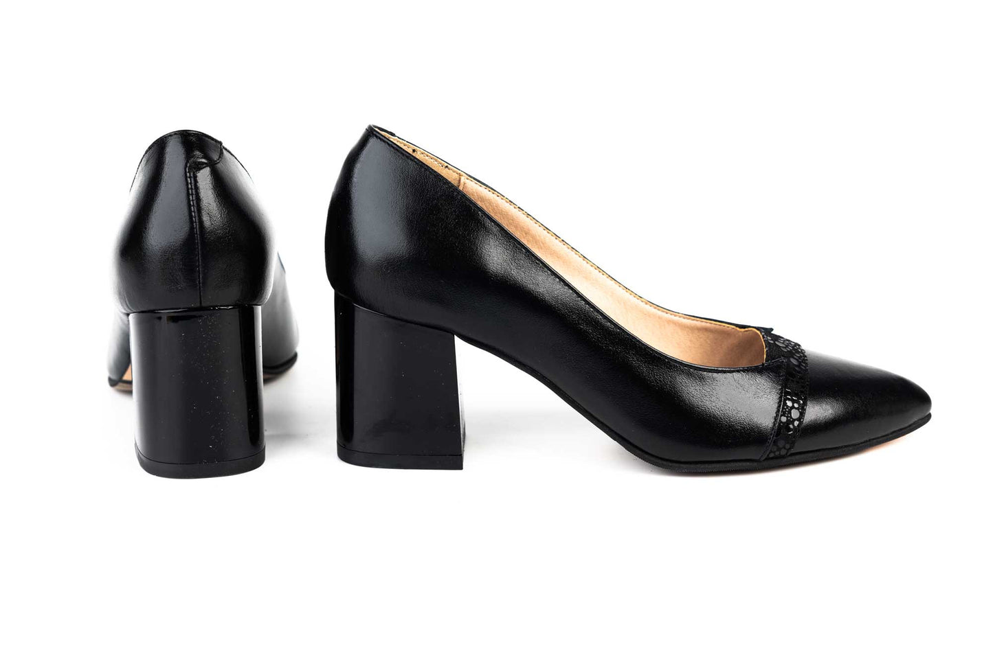 Pantofi dama piele naturala ANTONIO 13462 N box