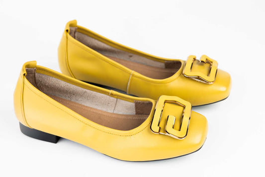 Pantofi dama piele naturala BETINA 3350 Yellow