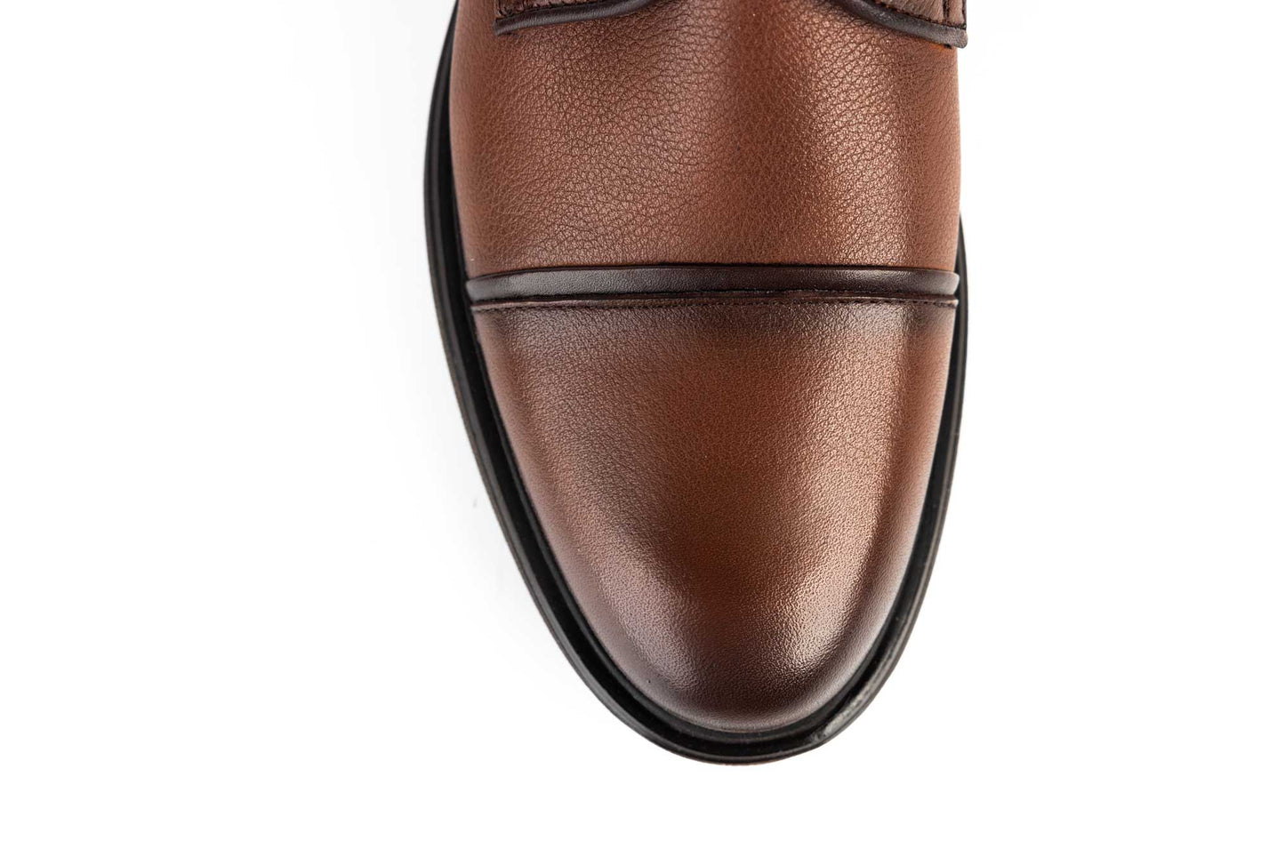 Men's genuine leather shoes JOHAN 1458 Brown