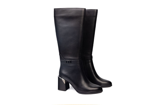 Women's genuine leather boots BETINA 1444 N box