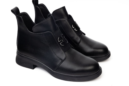 Women's boots made of genuine leather BETINA 6670-1 N box