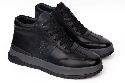 Men's casual boots, natural leather JOHAN sport 369 N