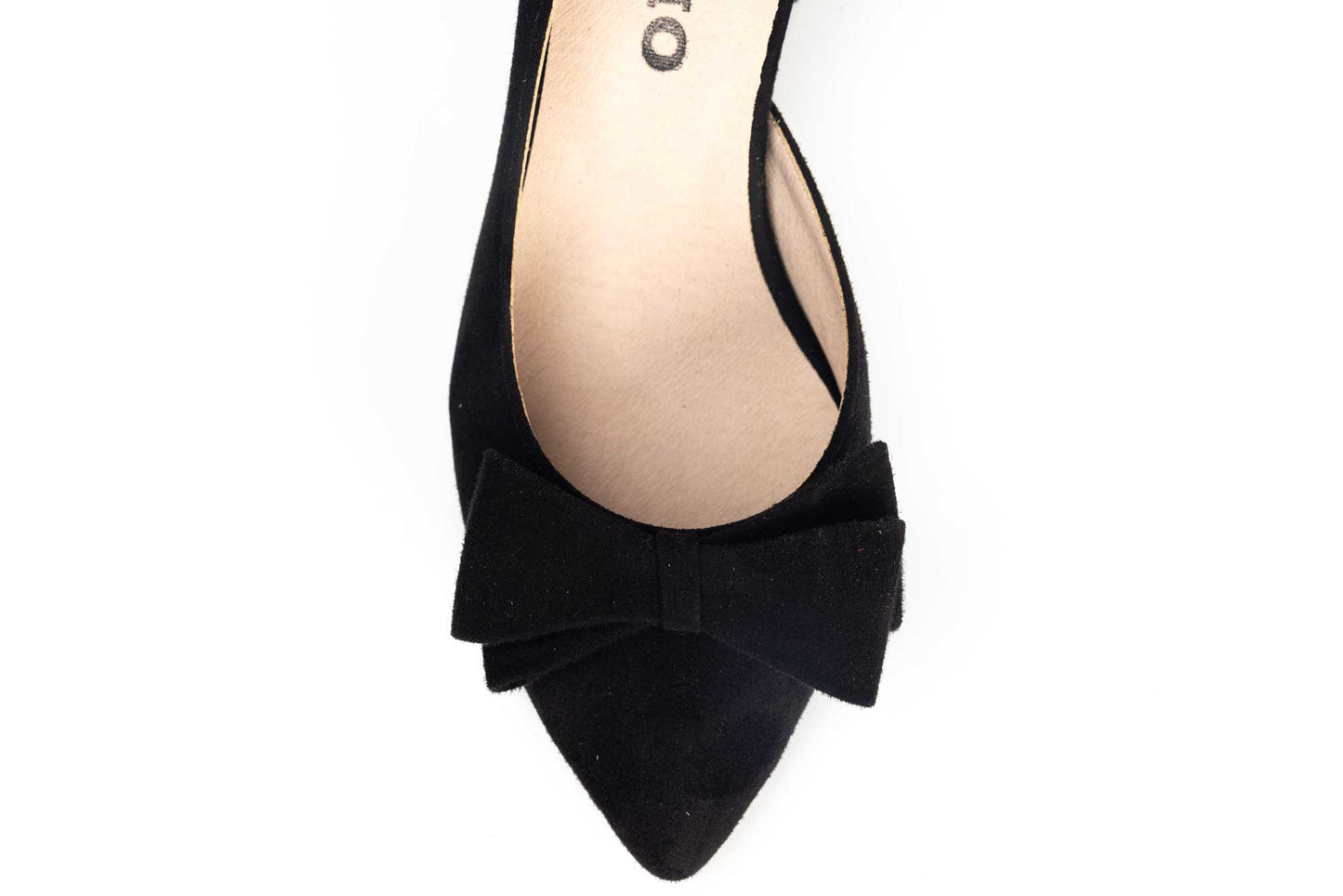 Pantofi dama decupati din piele naturala ANTONIO 4462 negru ant