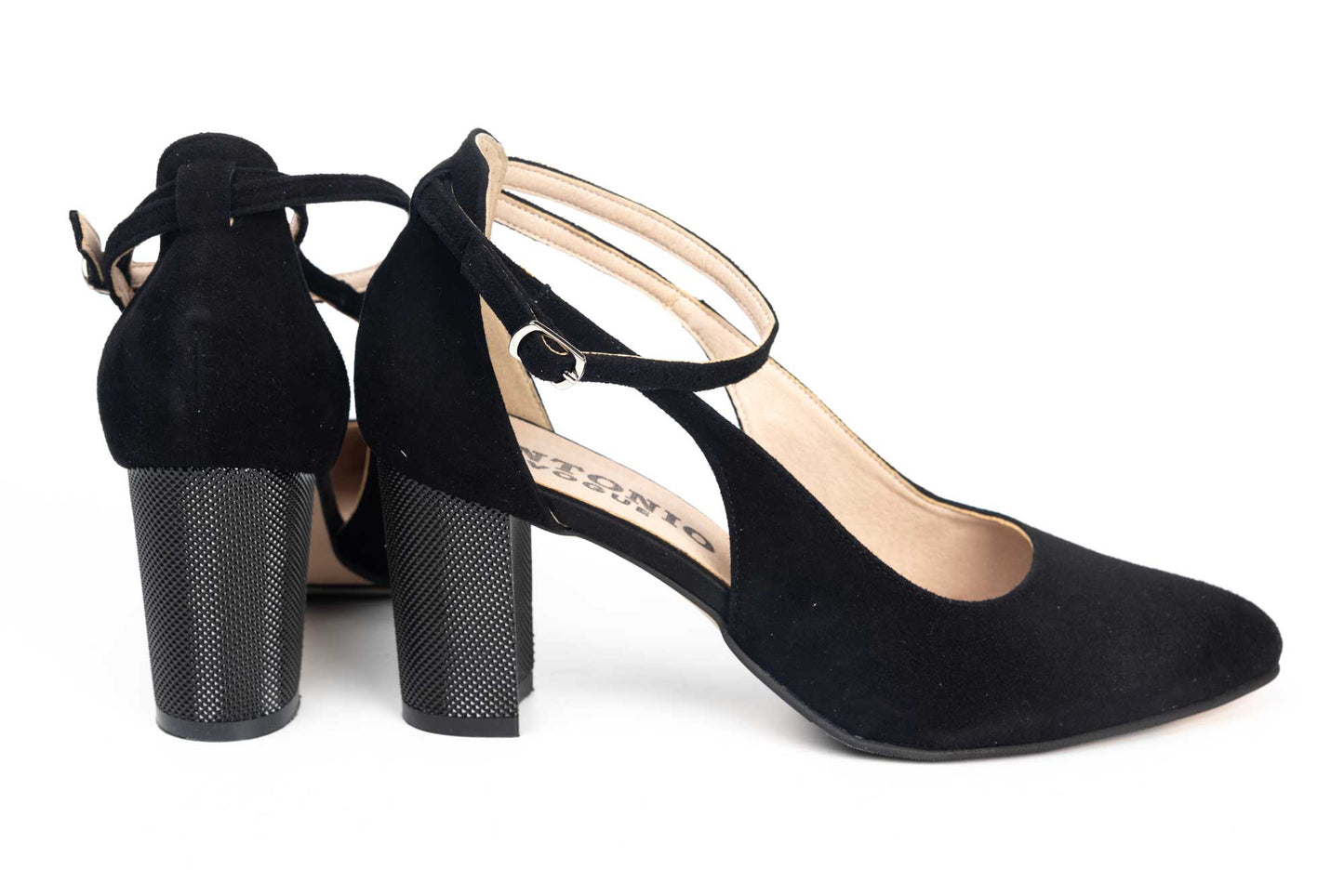 Pantofi dama decupati din piele naturala ANTONIO 31216 N ant