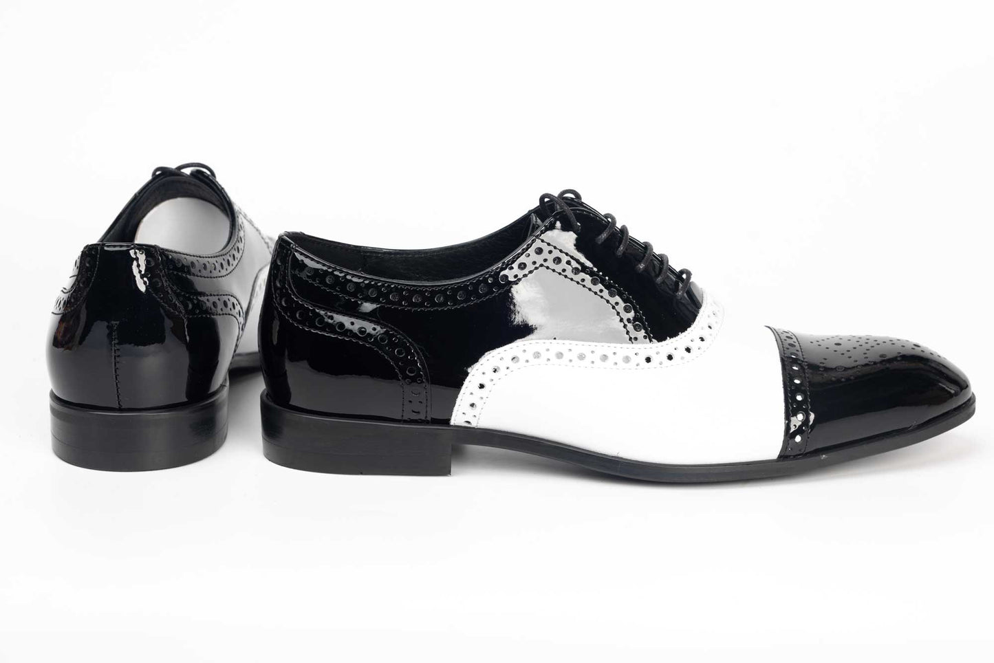 Pantofi barbati din piele naturala 8518 NL alb
