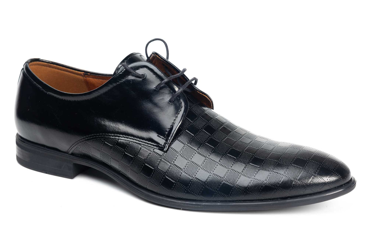Pantofi barbati din piele naturala 8564 negru