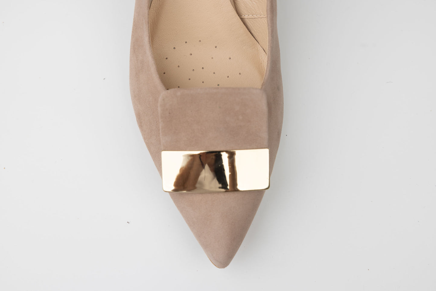 Pantofi piele naturală întoarsă 2982 vizon vel