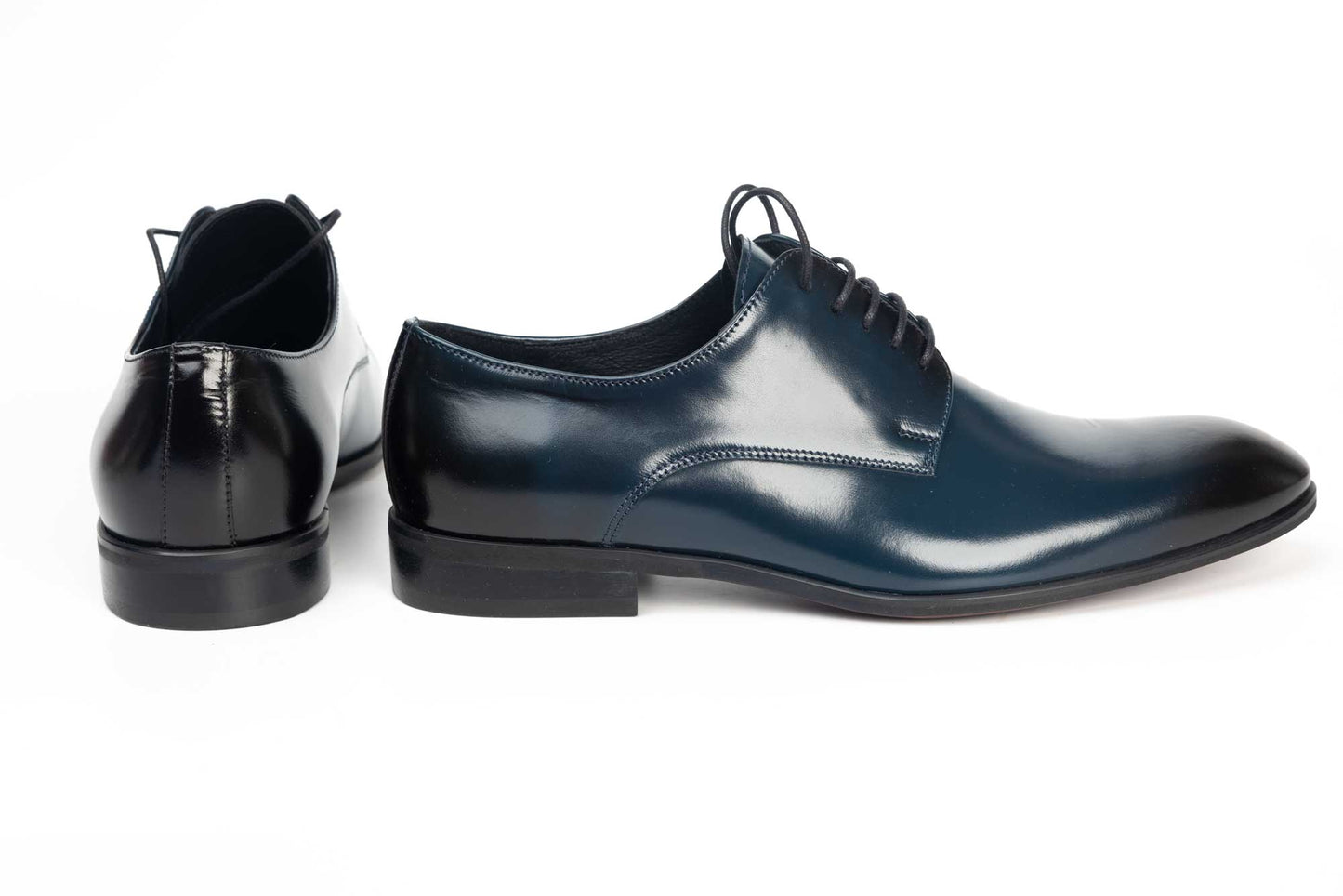 Pantofi barbati din piele naturala 8520 blue