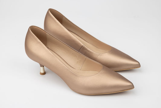 Women's genuine leather shoes KORDEL 2983 Copper