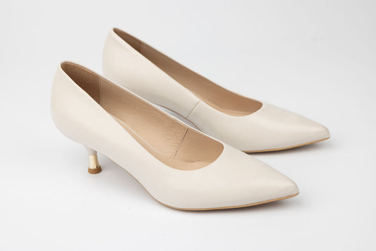 Women's genuine leather shoes KORDEL 2983 Cream