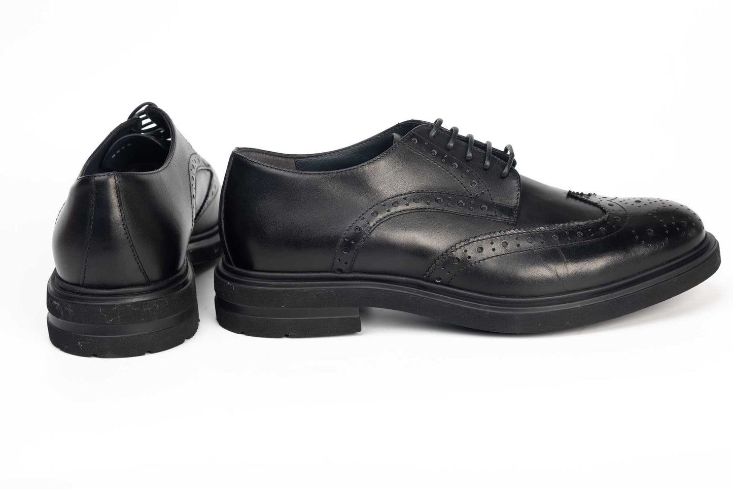 Pantofi barbati din piele naturala RIVA 6979 negru