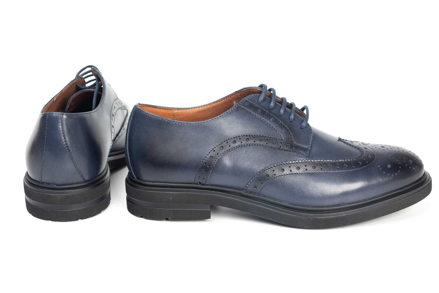 Pantofi barbati din piele naturala RIVA 6979 blue