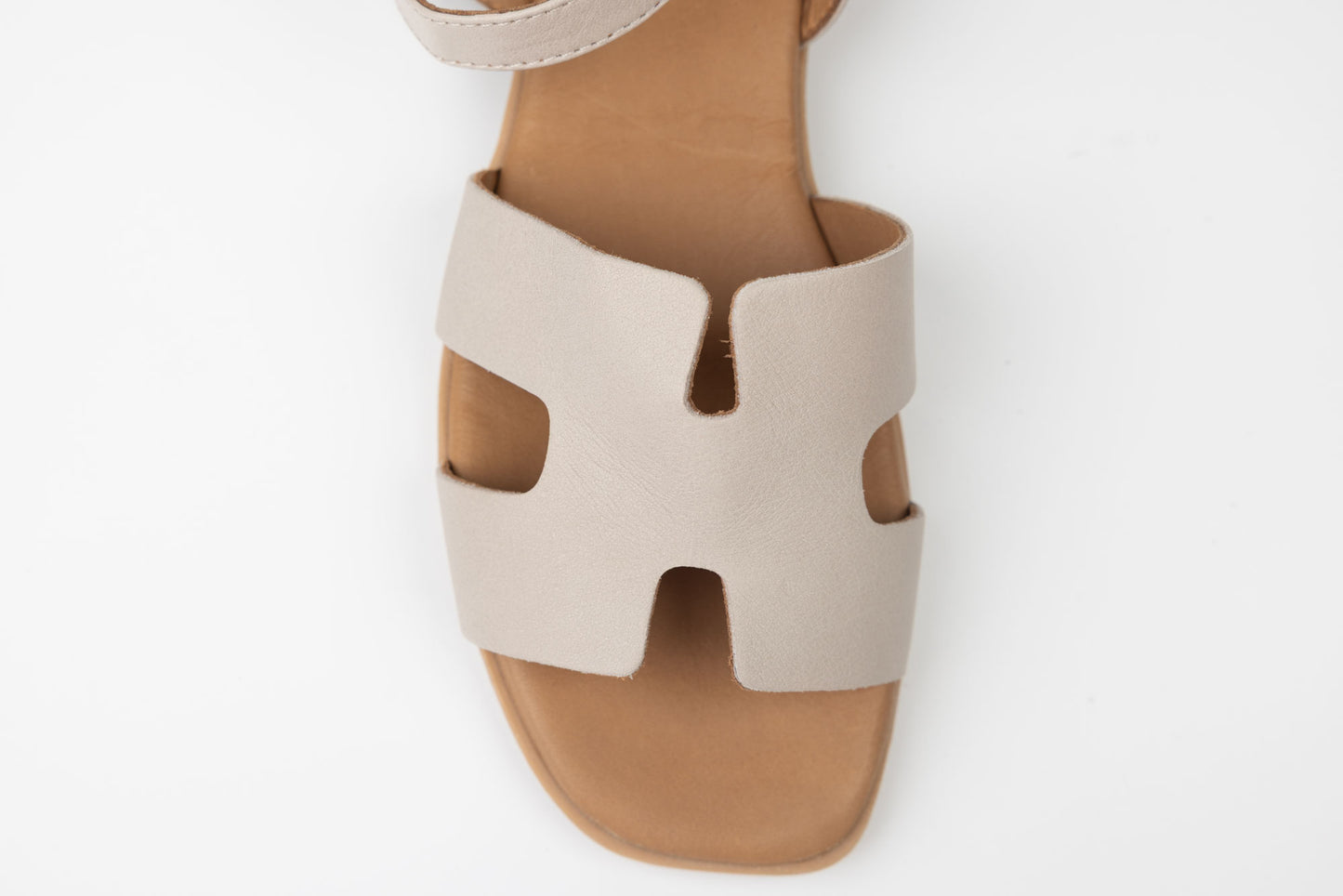 Women's genuine leather sandals GOLD DEER 13175 Mink