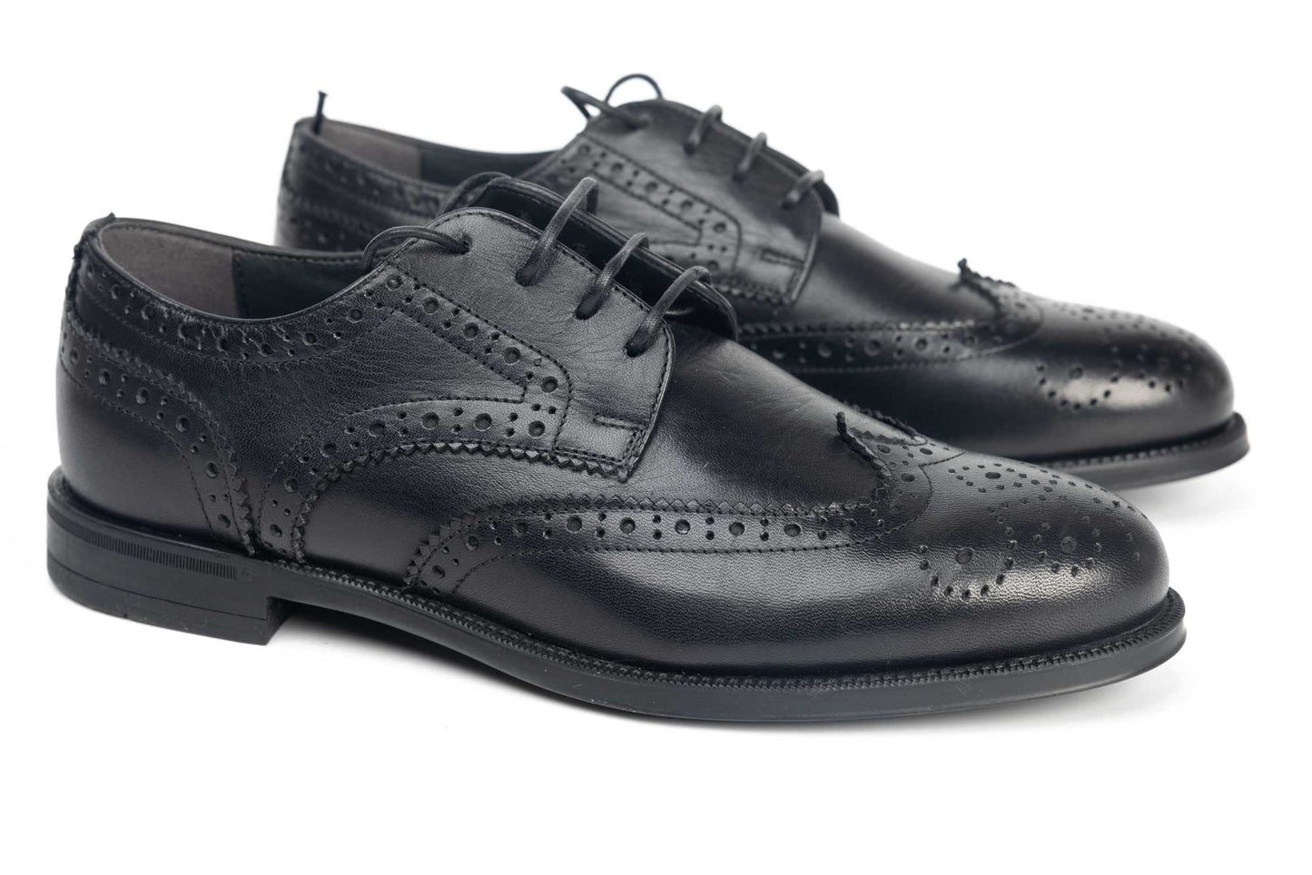 Pantofi barbati din piele naturala RIVA 7020 negru