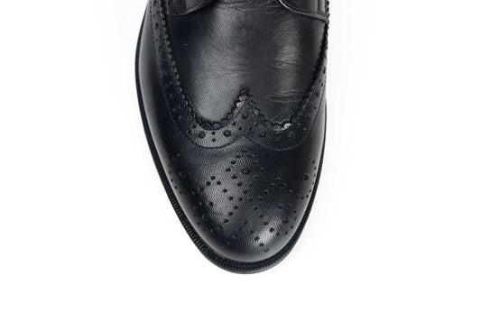Men's shoes made of genuine leather RIVA 7020 black