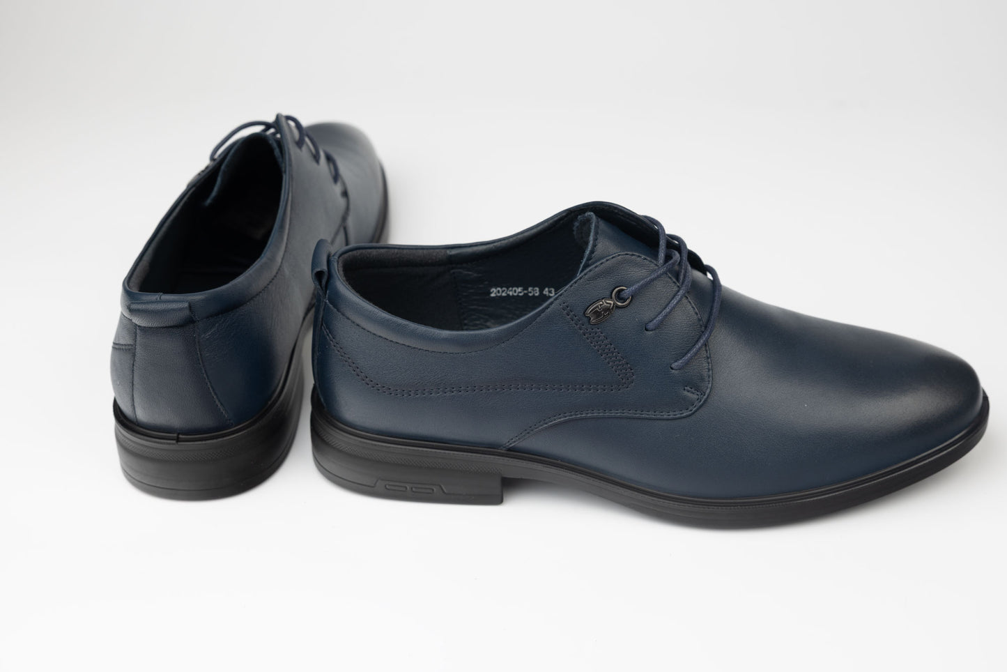 Pantofi bărbați piele naturală JOHAN 405-58 Navy