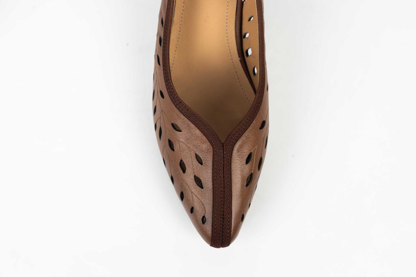 Women's genuine leather shoes FORMAZIONE dec 7713 Brown