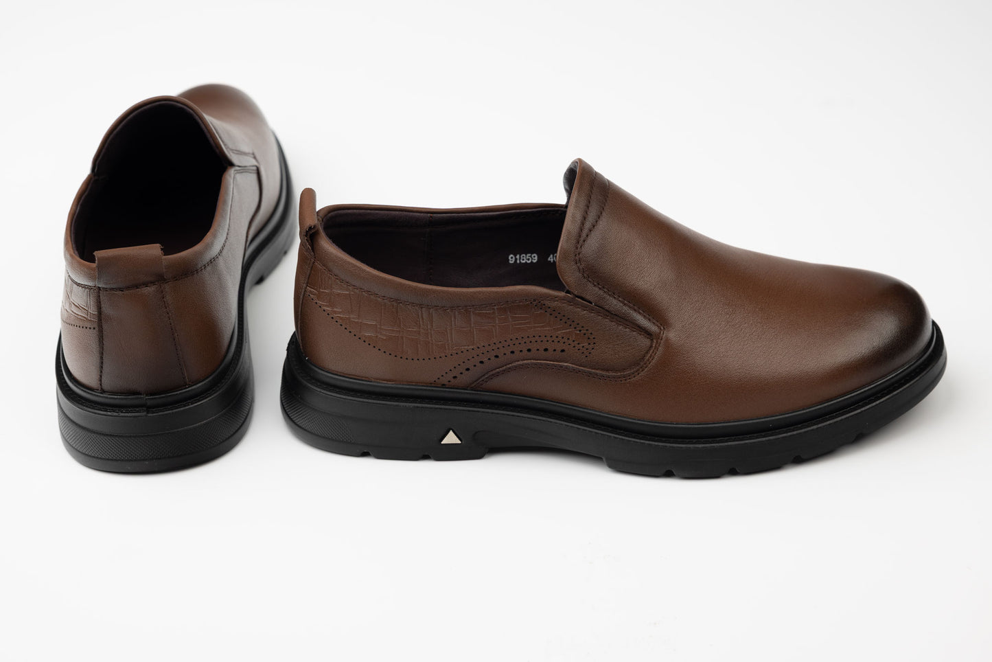 Pantofi barbati piele naturală MELS 91859 Maro