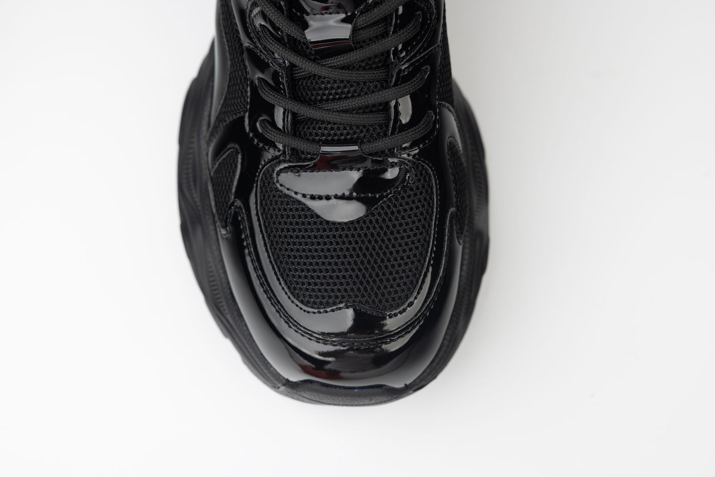 Women's sneakers patent leather with textile FRANCO GERARDO 9191 NL